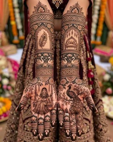 Full Hand Bridal Mehndi